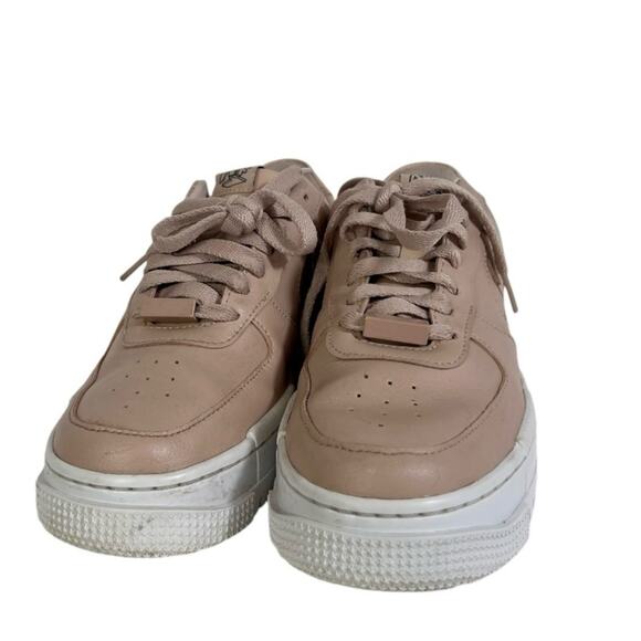 Nike Air Force 1 'Pixel Particle Beige (Beige / Blush Pink) Size 6 - Picture 4 of 12
